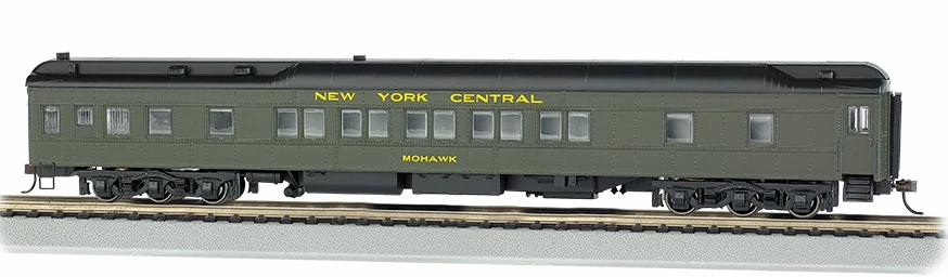 Bachmann Silver Series HO 13904 Heavyweight 80' Pullman Sleeper Car With LED Lighted Interior, New York Central "Mohawk" 1 Bachmann Silver Series HO 13904 Heavyweight 80' Pullman Sleeper Car With LED Lighted Interior, New York Central "Mohawk"