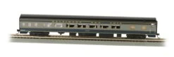 Bachmann HO 14203 85' Smoothside Coach With Lighted Interior, Baltimore And Ohio "Avondale"