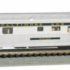 Bachmann Silver Series N 14553 85' Streamline Fluted-Side 3-2 Observation Car, Baltimore And Ohio "Wawasee" (Lighted)