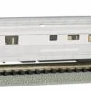 Bachmann Silver Series N 14554 85' Streamline Fluted-Side 3-2 Observation Car, Unlettered (Lighted)