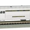 Bachmann Silver Series N 14653 72' Streamline Fluted-Side 2-Door Baggage Car, Baltimore And Ohio "Railway Express Agency"