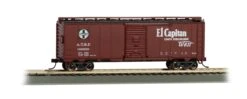 Bachmann HO 16504 40' Steel Box Car, Santa Fe #140236 (El Capitan Slogan)