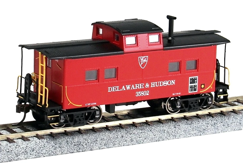 Bachmann Silver Series HO 16812 Northeastern-Style Steel Cupola Caboose, Delaware And Hudson 1 Bachmann Silver Series HO 16812 Northeastern-Style Steel Cupola Caboose, Delaware And Hudson