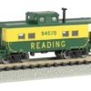Bachmann Silver Series N 16857 Northeastern-Style Steel Cupola Caboose, Reading #94070