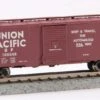Bachmann Silver Series N 17053 40' Box Car, Union Pacific #108848