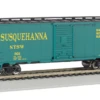 Bachmann Silver Series N 17058 40' Box Car, New York Susquehanna And Western