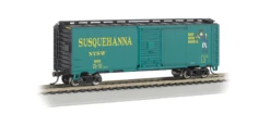 Bachmann Silver Series N 17058 40' Box Car, New York Susquehanna And Western