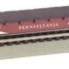 Bachmann Silver Series HO 17314 52' Flat Car, Pennsylvania Railroad