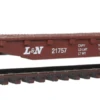 Bachmann Silver Series HO 17315 52' Flat Car, Louisville And Nashville #21757