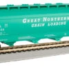 Bachmann HO 17509 ACF 56' 4-Bay Centerflow Covered Hopper, Great Northern #171304