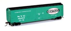 Bachmann Silver Series HO 18020 50' Plug Door Box Car, New York Central #48222