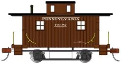 Bachmann Silver Series HO 18402 Bobber Caboose, Pennsylvania Railroad #476087