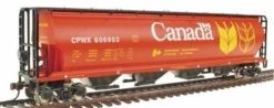 Bachmann Silver Series HO 19131 Cylindrical 4-Bay Covered Grain Hopper, Canada Grain (CPWX) #606902