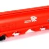 Bachmann Silver Series HO 19143 Cylindrical 4-Bay Covered Grain Hopper, Potash #1455