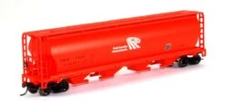 Bachmann Silver Series HO 19143 Cylindrical 4-Bay Covered Grain Hopper, Potash #1455