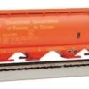 Bachmann Silver Series N 19154 Cylindrical 4-Bay Covered Grain Hopper, Government Of Canada