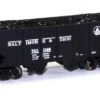Bachmann Silver Series HO 19509 USRA 55-Ton Outside Braced 2-Bay Hopper, Baltimore And Ohio #723046