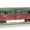 Bachmann HO 19704 40' Animated Stock Car With Reindeer, North Pole And Southern #12014