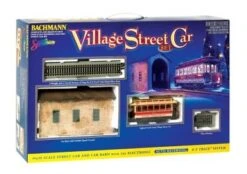 Bachmann On30 25017 Christmas Village Street Car Set