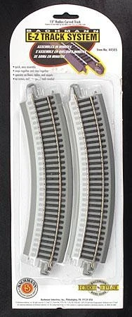 Bachmann HO 44505 NS EZ Track 15" Radius Curve (4) 1 Bachmann HO 44505 NS EZ Track 15" Radius Curve (4)
