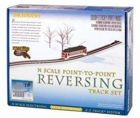 Bachmann N 44847 EZ Track Point-to-Point Auto Reversing Set 1 Bachmann N 44847 EZ Track Point-to-Point Auto Reversing Set