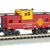 Bachmann N 70754 36' Wide Vision Caboose, Santa Fe #999771