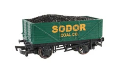 Bachmann HO 77002 Sodor Coal Co. Wagon With Load (Thomas & Friends Series)