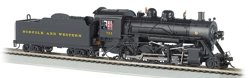 Bachmann N 51353 Baldwin 2-8-0 Consolidation, Norfolk And Western #722 (Sound And DCC Equipped) 1 Bachmann N 51353 Baldwin 2-8-0 Consolidation, Norfolk And Western #722 (Sound And DCC Equipped)