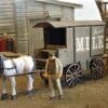 Bar Mills Scale Model Works HO 0752 Milk And Ice Wagon Kits (2-Pack)