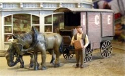 Bar Mills Scale Model Works HO 0752 Milk And Ice Wagon Kits (2-Pack) -Model Train Shop BAR 0752 3 72898.1504130528