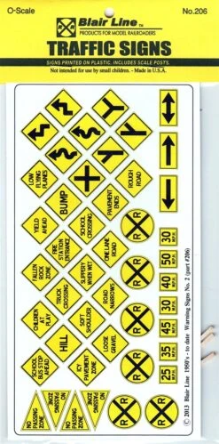 Blair Line O 206 Warning Signs #2