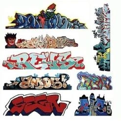 Blair Line HO 2246 Graffiti Decals Mega Set #3 (8)