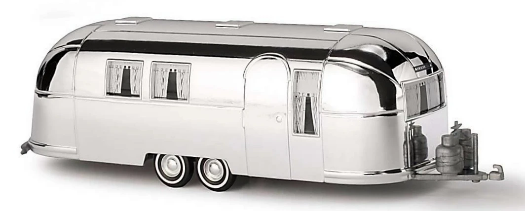 Busch HO 44982 1958 Airstream Camping Trailer 1 Busch HO 44982 1958 Airstream Camping Trailer