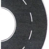 Busch HO 9711 Flexible Self Adhesive Paved 2-Lane Semicircle With White Markings