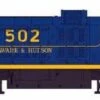 Bowser HO 25368 Alco RS3-M "Chop Nose", Delaware And Hudson (Blue) #502