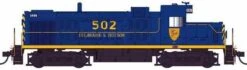 Bowser HO 25368 Alco RS3-M "Chop Nose", Delaware And Hudson (Blue) #502