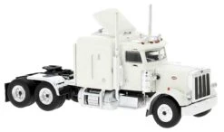 Brekina HO 85715 Peterbilt 359 Sleeper-Cab Tractor, White
