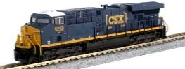 Kato N 1768949 GE ES44DC, CSX #5329 1 Kato N 1768949 GE ES44DC, CSX #5329