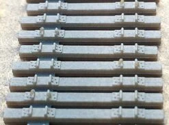 Central Valley Model Works N 3001 Code 55 Curvable Mainline Ties, 50'