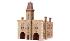 Design Preservation Models HO 12400 Fire Station No. 3 Kit -Model Train Shop DPM 12400 4 84100.1504130601