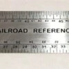 Excel 55777 12 Stainless Steel Scale Model Railroad Ruler