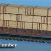 Fine N Scale 1002 2x4 Lumber Loads (6)