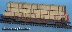 Fine N Scale 1002 2x4 Lumber Loads (6)