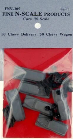 Fine N Scale 305 '50 Chevy Delivery And '50 Chevy Wagon Kits (6)