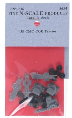 Fine N Scale 316 '38 GMC COE Tractors (3)