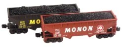 Full Throttle Z FTCOL9-3 Freight Hopper Set #3, Monon (2-Pack)