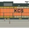 Athearn Genesis HO G31570 Dash 9-44CW, Kansas City Southern #4404
