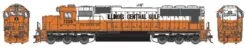 Athearn Genesis HO G75732 SD70, Illinois Central Gulf #7205