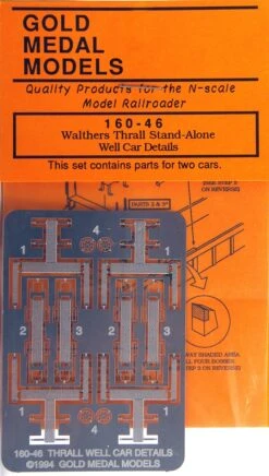 Gold Medal Models N 160-46 Walthers Thrall Stand-Alone Well Car Details 3 Gold Medal Models N 160-46 Walthers Thrall Stand-Alone Well Car Details -Model Train Shop GMM 160 46 3 86663.1504130822