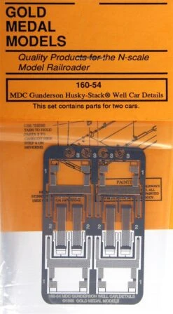 Gold Medal Models N 160-54 Athearn/MDC Gunderson All-Purpose Husky Stack Well Car Details -Model Train Shop GMM 160 54 3 82867.1504129315
